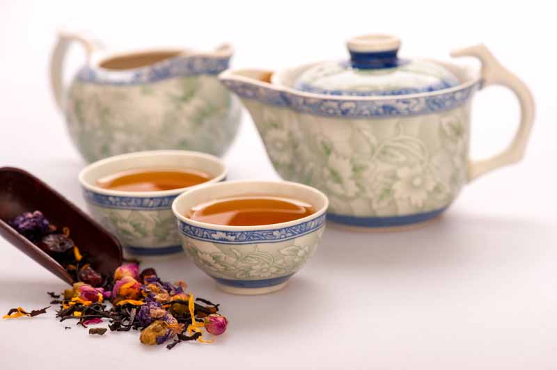 عکس با کیفیت از سرویس چای خوری چینی
