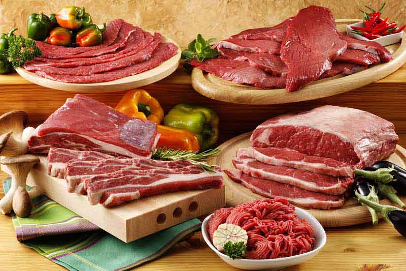 تصویر لارج فرمت از انواع گوشت قرمز