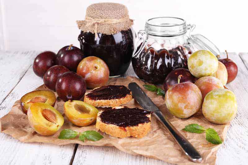 عکس لارج فرمت از مربای آلو