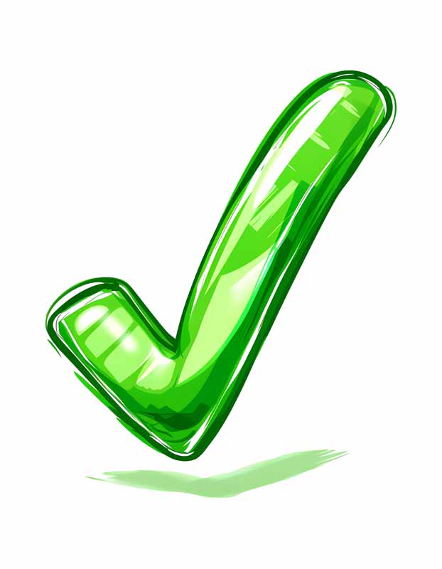 دانلود طرح آیکون تیک و خط در زیرش