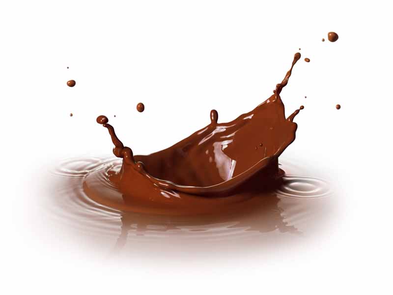 عکس گرافیکی شیر کاکائو