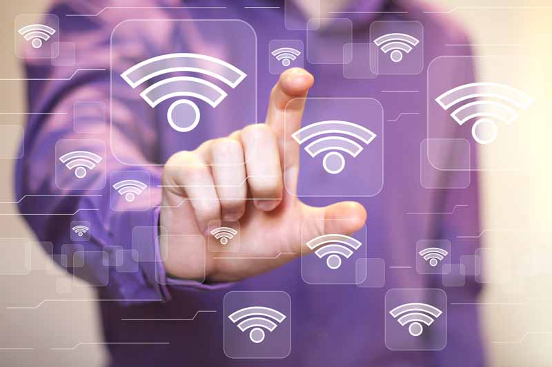 تصویر با کیفیت از اتصال به وای فای