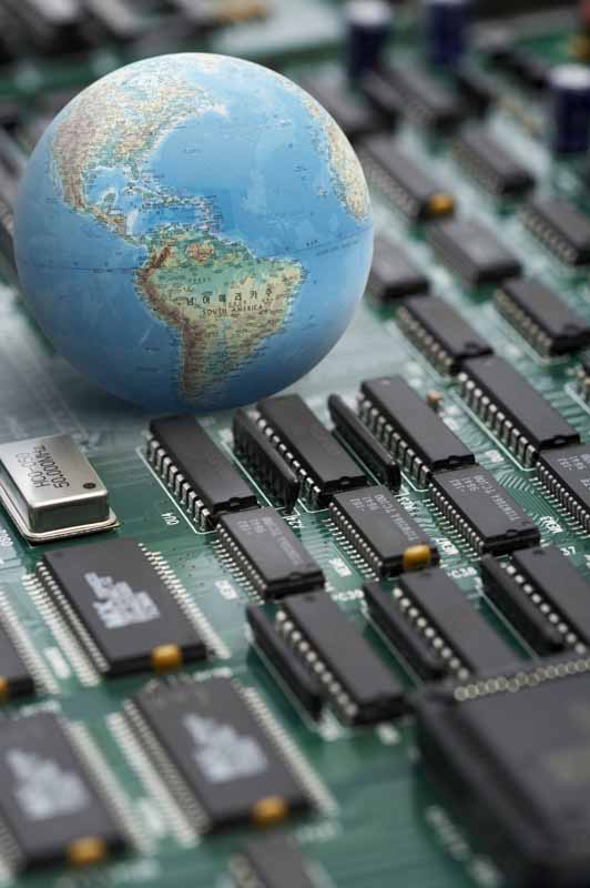 تصویر با کیفیت از ردیف پردازنده ها