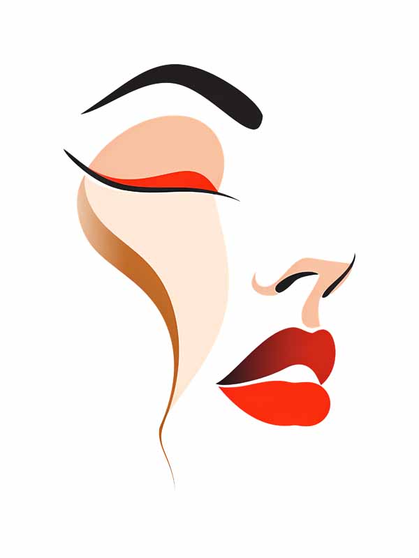 دانلود طرح آرایش لب و چشم