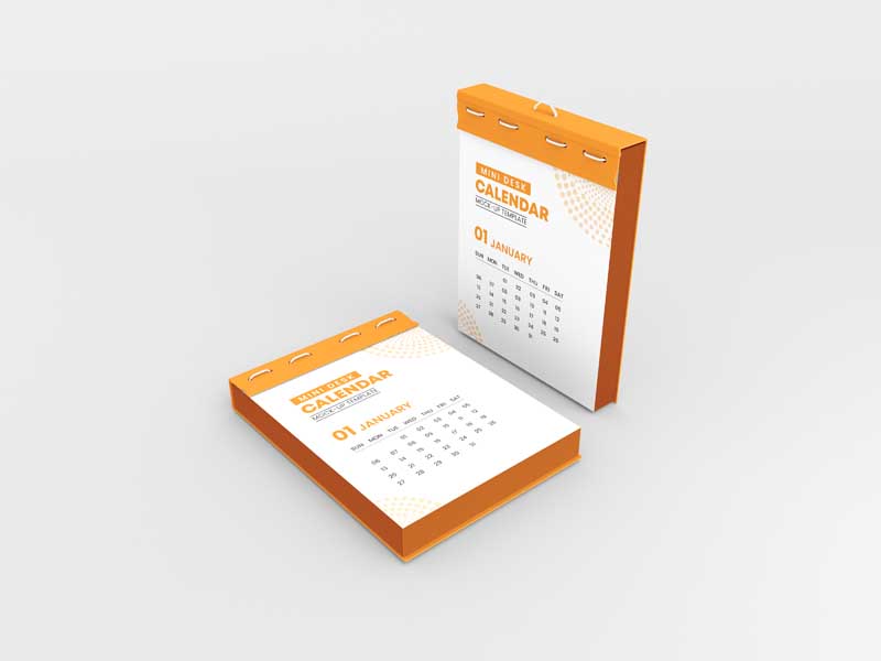 موکاپ تقویم دیواری