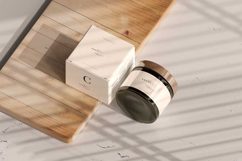 دانلود موکاپ قوطی کرم