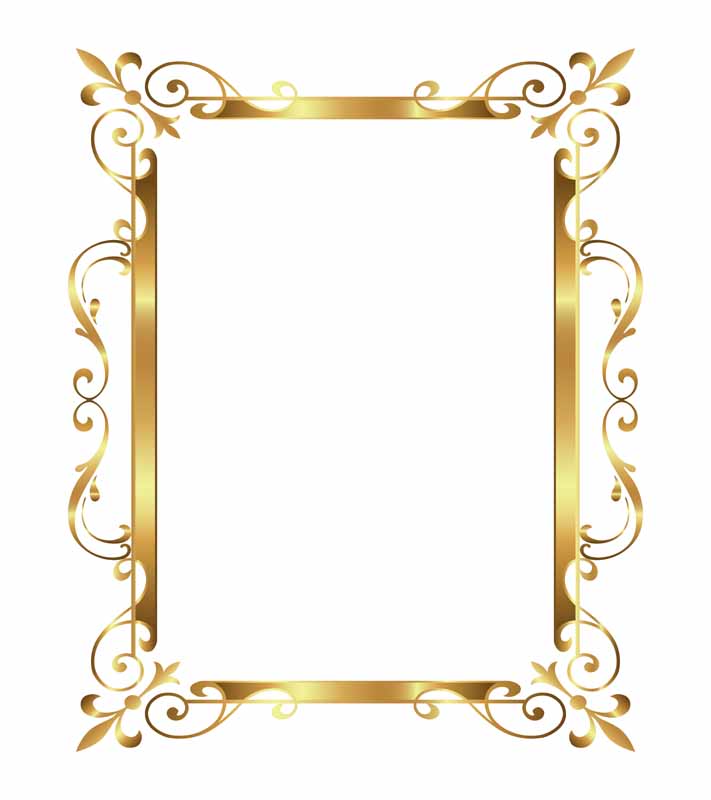 طرح لایه باز کادر نوشته چهارگوش گلدار