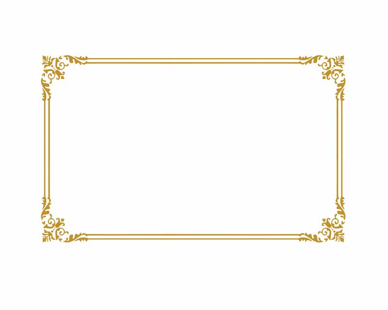 طرح لایه باز کادر نوشته مستطیل دو خط