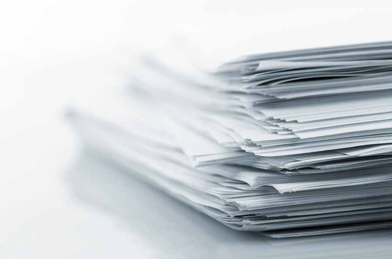 دانلود تصویر با کیفیت از کاغذ ها روی هم