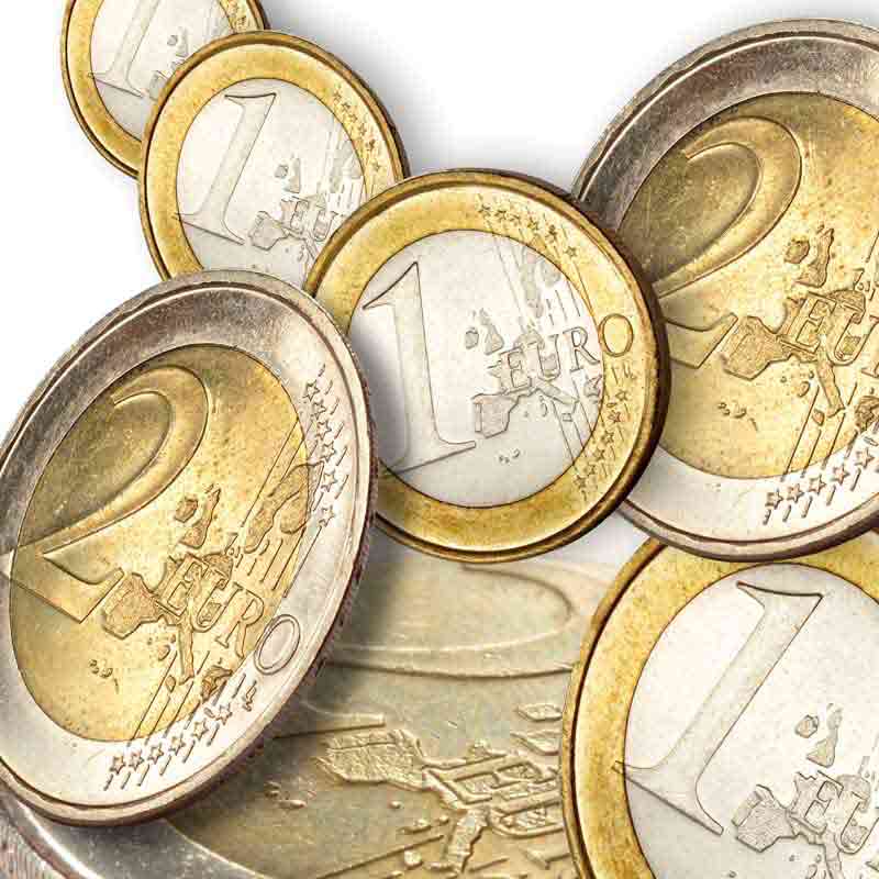 دانلود عکس با کیفیت سکه های یورو