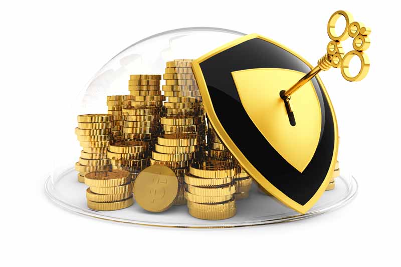 عکس با کیفیت از سکه های طلا و ایمنی