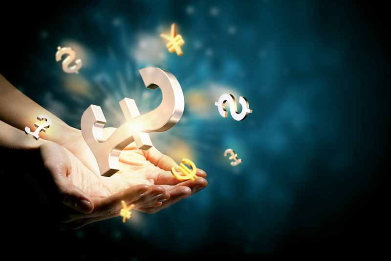 عکس با کیفیت از نماد پول ها