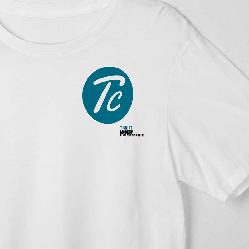 موکاپ تیشرت با مارک Tc
