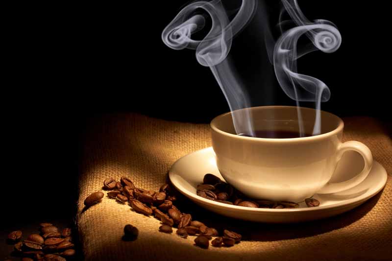 تصویر لارج فرمت از قهوه بخار دار