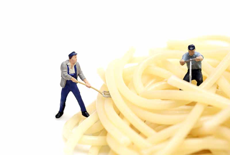 عکس با کیفیت از تهیه ماکارونی