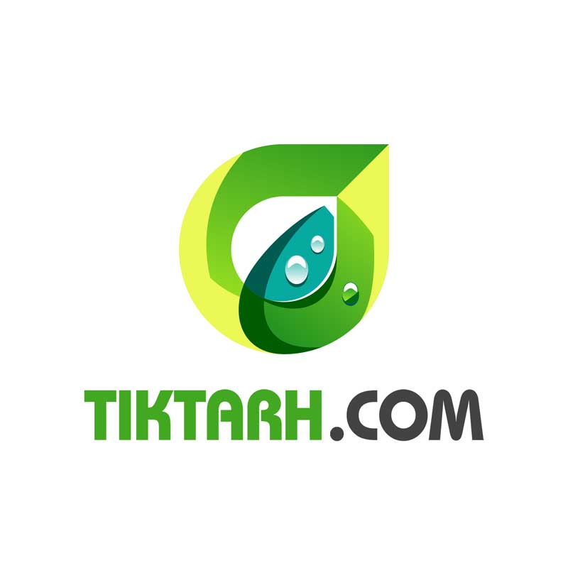 دانلود لوگو لایه باز با برگ و شبنم
