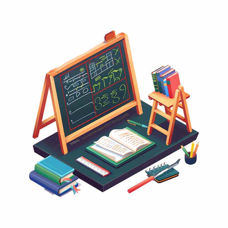 دانلود طرح تخته سیاه و کتاب