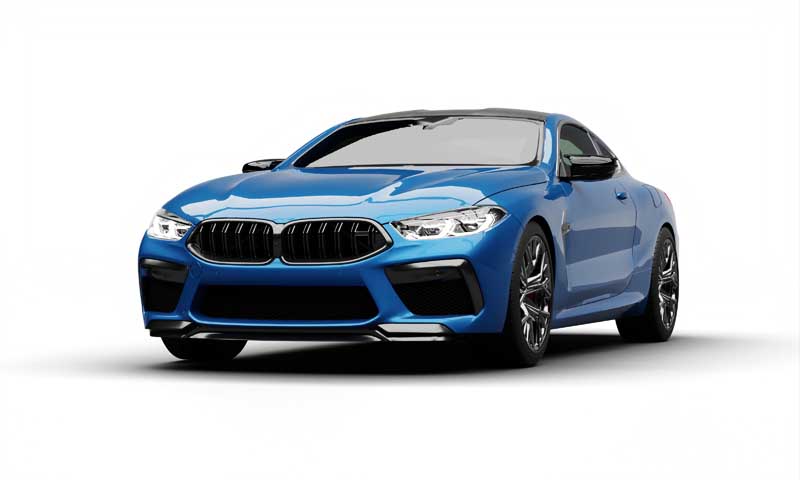 دانلود طرح خودرو BMW آبی