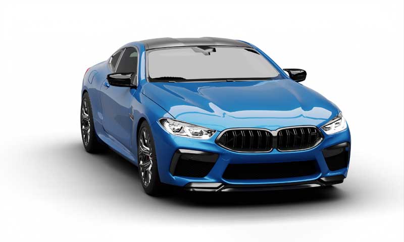 دانلود طرح خودرو سواری BMW آبی