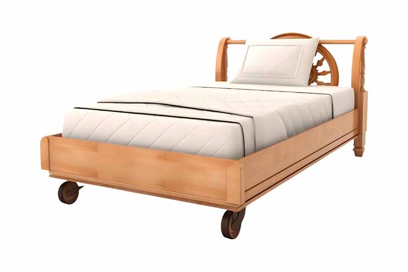 دانلود طرح تخت خواب تک نفره