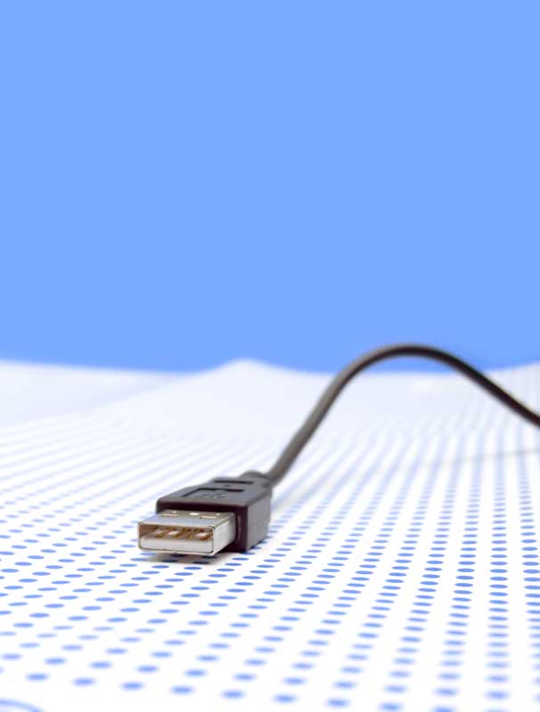 تصویر با کیفیت از سیم USB