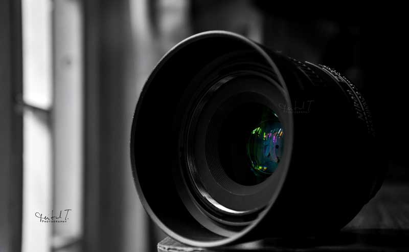 تصویر زیبا از لنز اضافی دوربین
