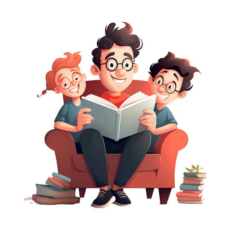 دانلود طرح کتاب خواندن برای کودکان