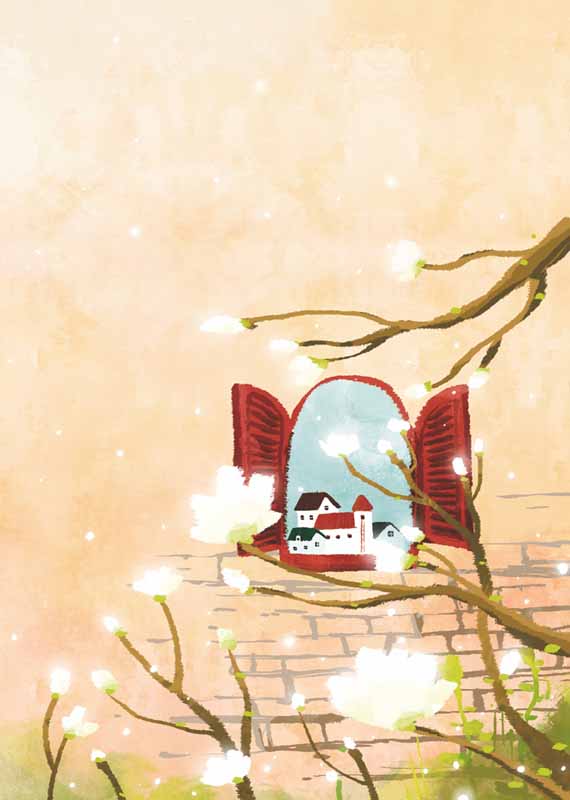 دانلود عکس از خانه ای در پنجره