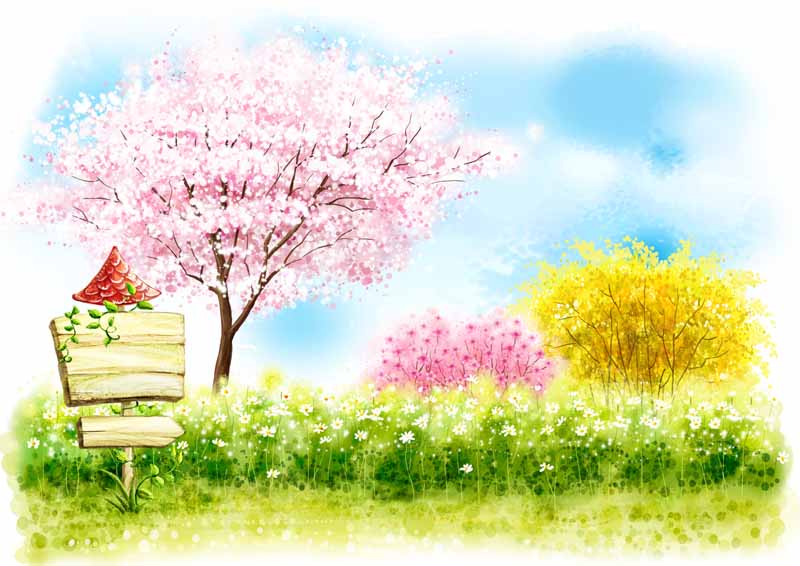 دانلود عکس از درخت های گل