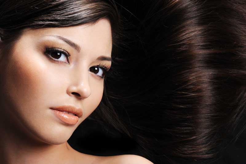 عکس لارج فرمت رنگ مو مشکی