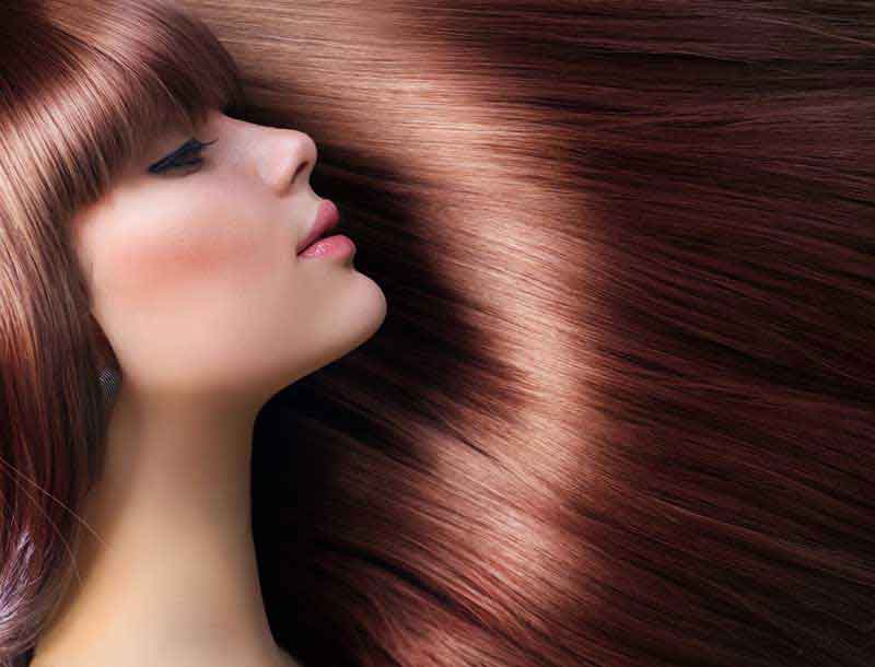 عکس لارج فرمت موی صاف قهوه ای