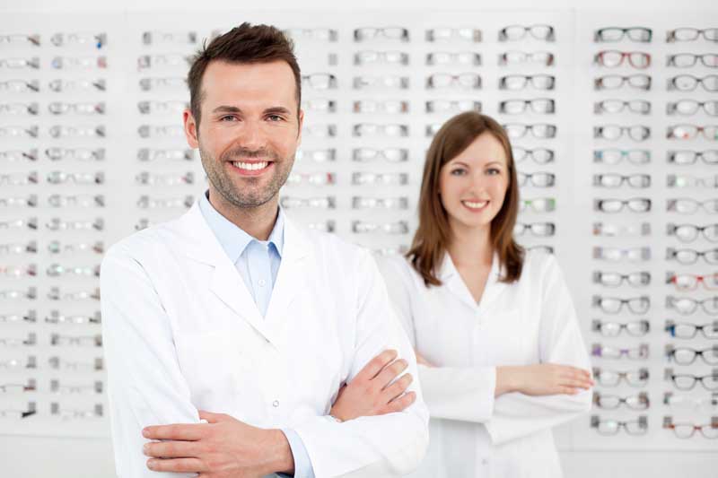 عکس لارج فرمت از عینک فروشی