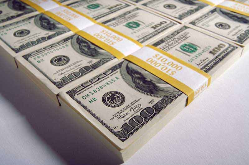 عکس زیبا از بسته های دلار