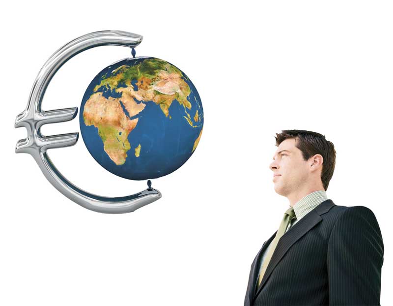 تصویر زیبا از نقشه کروی زمین