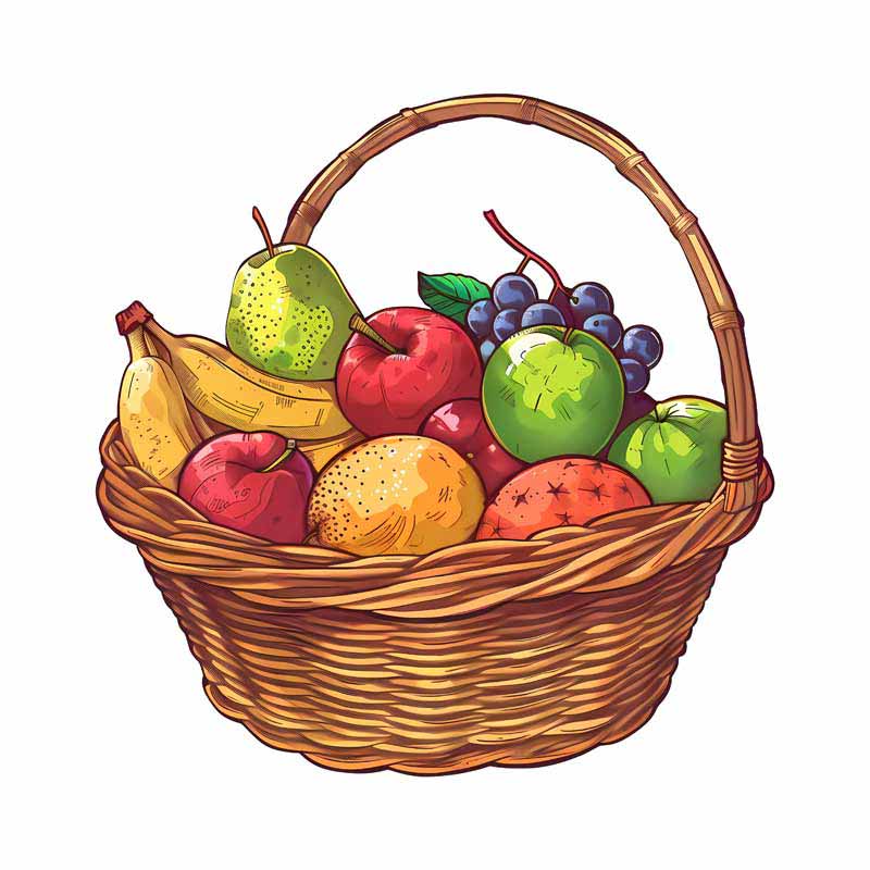 دانلود طرح سبد میوه