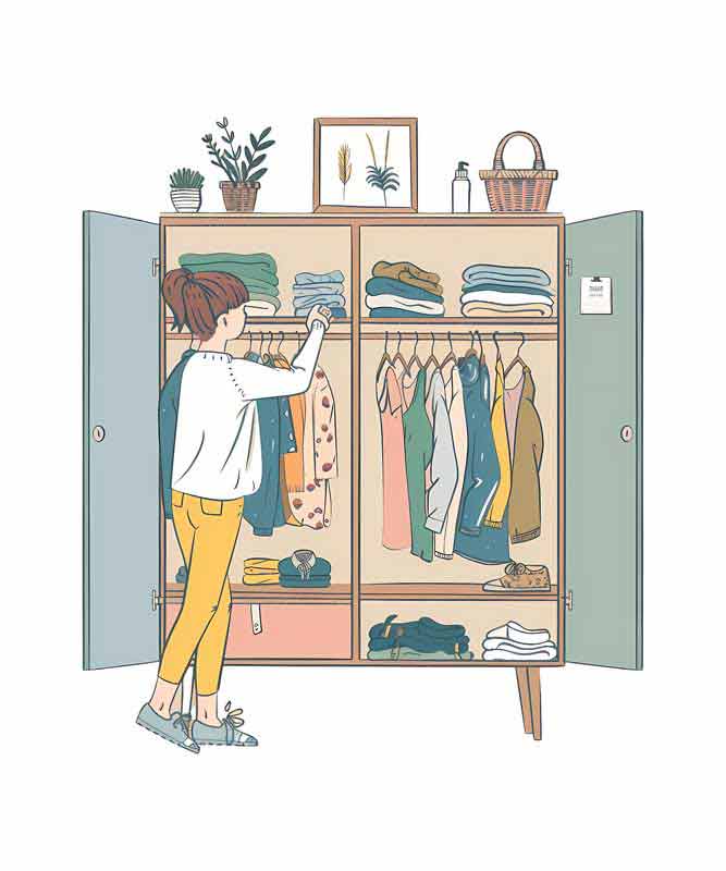 دانلود طرح کمد لباس