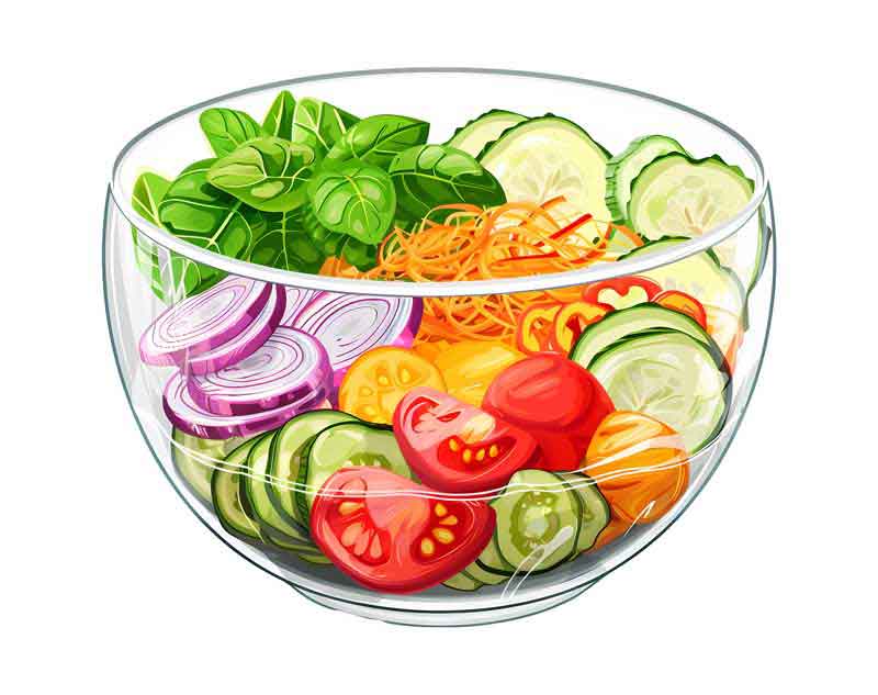 دانلود طرح تهیه سالاد