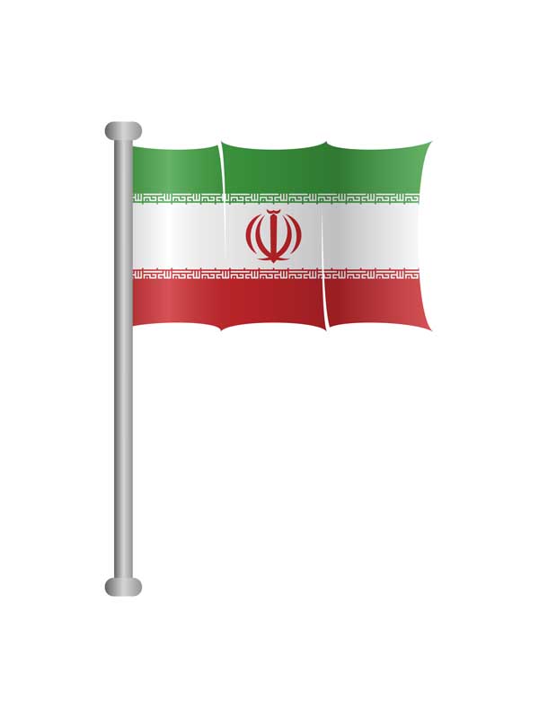 دانلود طرح پرچم با میله عمودی