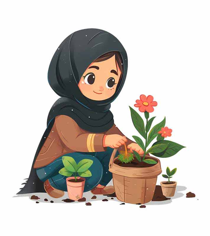 دانلود طرح کاشت گل
