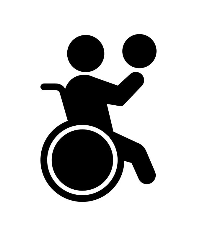 دانلود طرح ویلچر و بازیکن