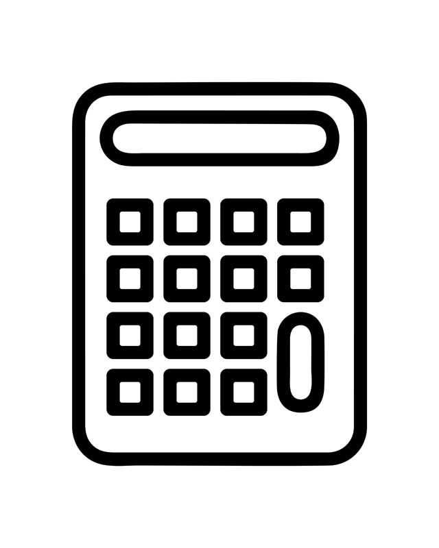 دانلود طرح آیکون ماشین حساب