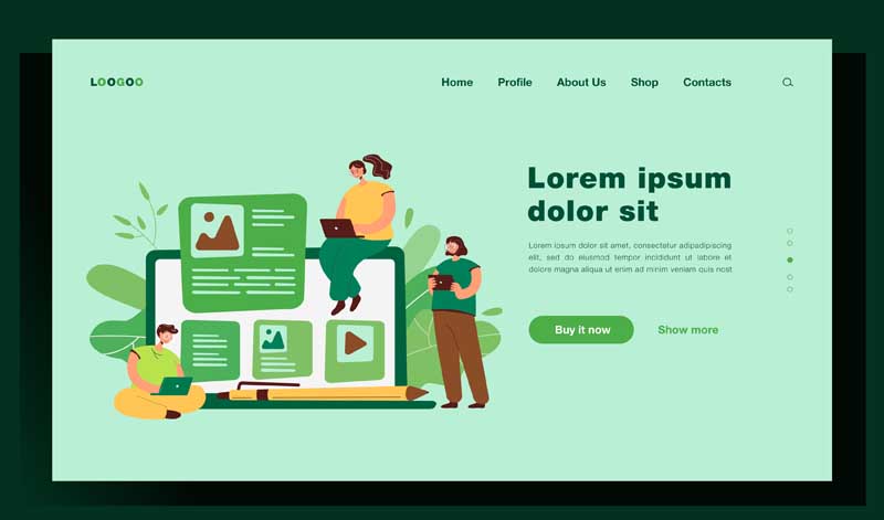 طرح لایه باز کسب و کار آنلاین