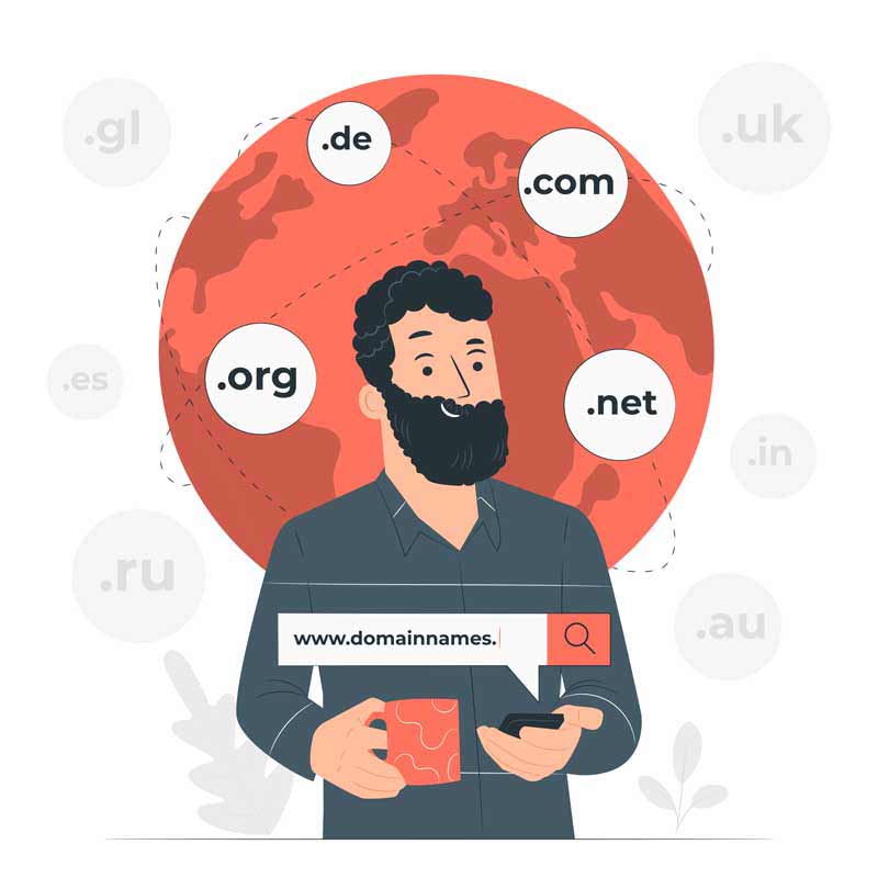 طرح لایه باز دامنه سایت