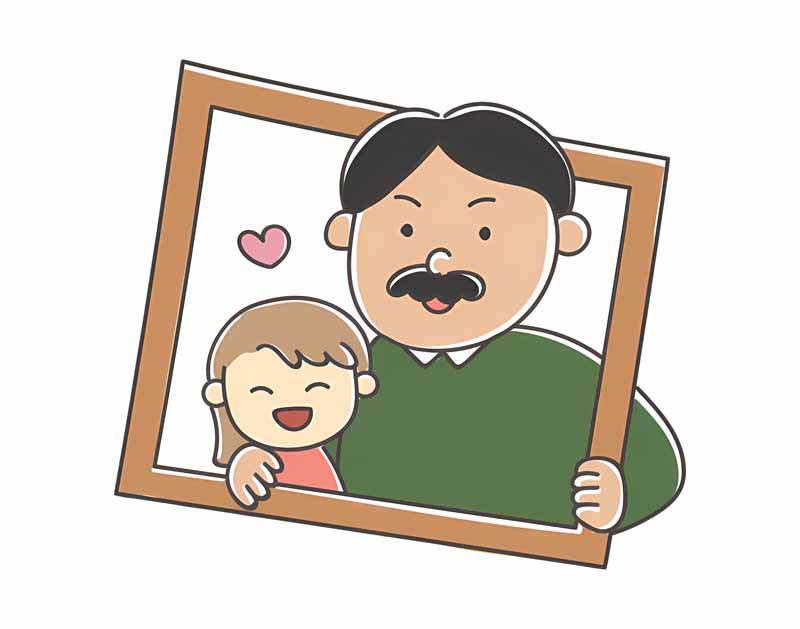 دانلود طرح قاب پدر و دختری
