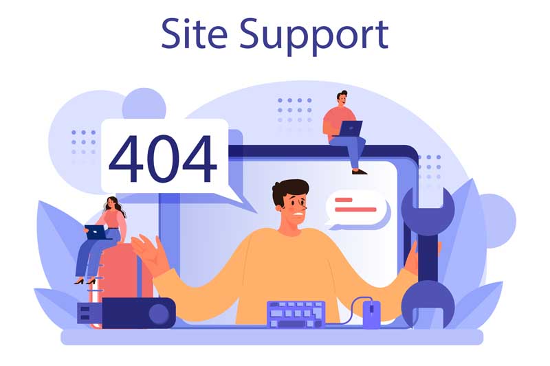دانلود وکتور مفهومی خطای 404