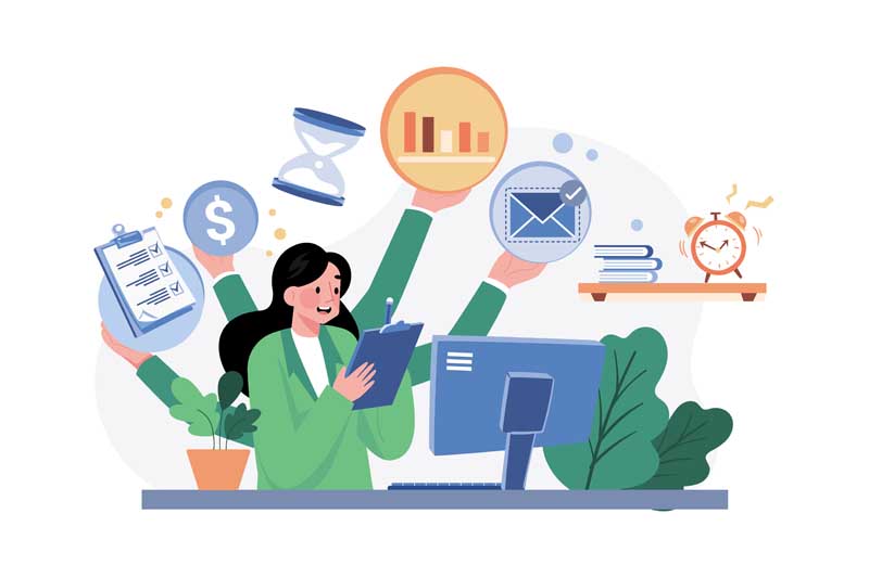دانلود وکتور مفهومی بیزینس آنلاین