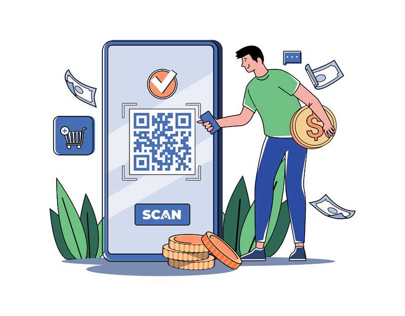 دانلود وکتور مفهومی پرداخت آنلاین
