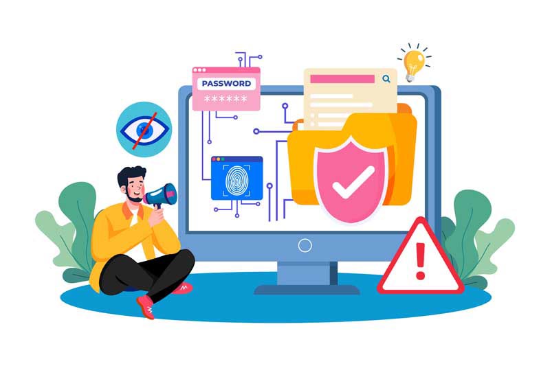 دانلود وکتور مفهومی امنیت سیستم