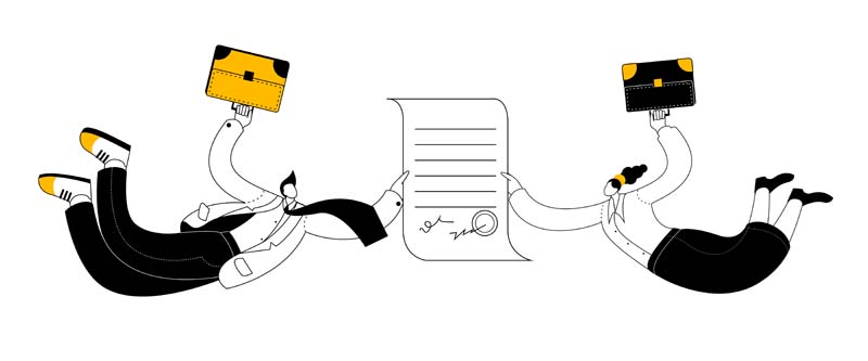 دانلود وکتور مفهومی قرارداد
