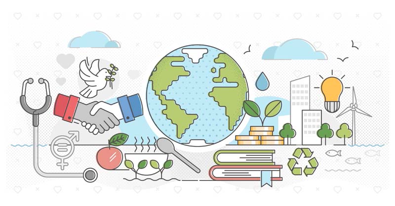 دانلود وکتور مفهومی محیط زیست